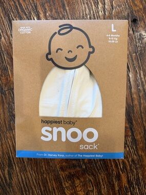 happiest baby Snoo Sack - Cream Baby Sleep Sack (L)